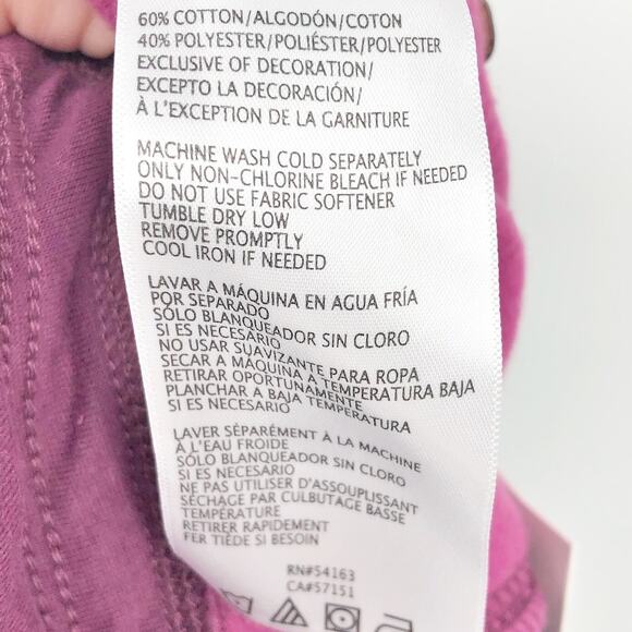 TOMMY HILFIGER SPORT Womens Athletic Sweatpants Large Pink Purple NWT - Picture 11 of 12